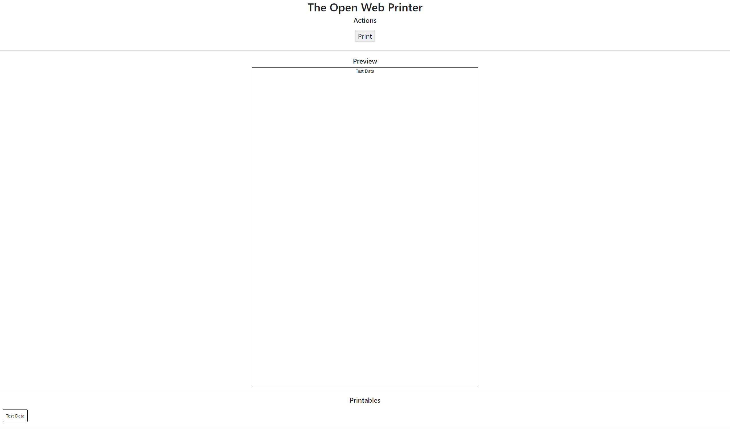 The Open Web Print